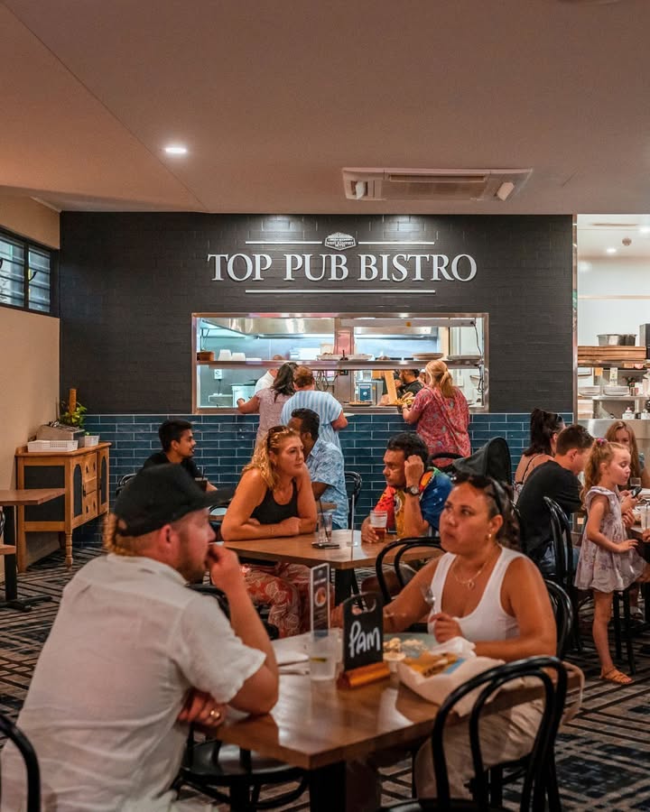 Featured image for “Sunday Catchups @ The Top Pub Bistro  Open today for lunch from 11:30am and dinner from 5:30pm – come cap off the week with a great feed.”