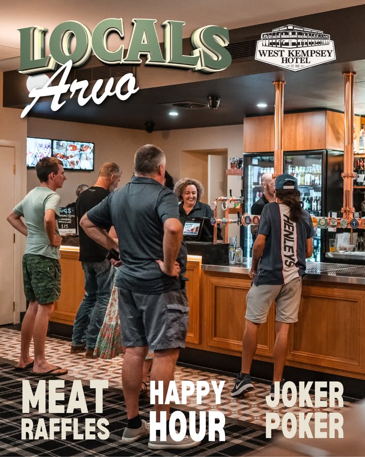 Featured image for “Locals Arvo Specials: Joker Poker, Meat Raffles & Happy Hour at West Kempsey Hotel”