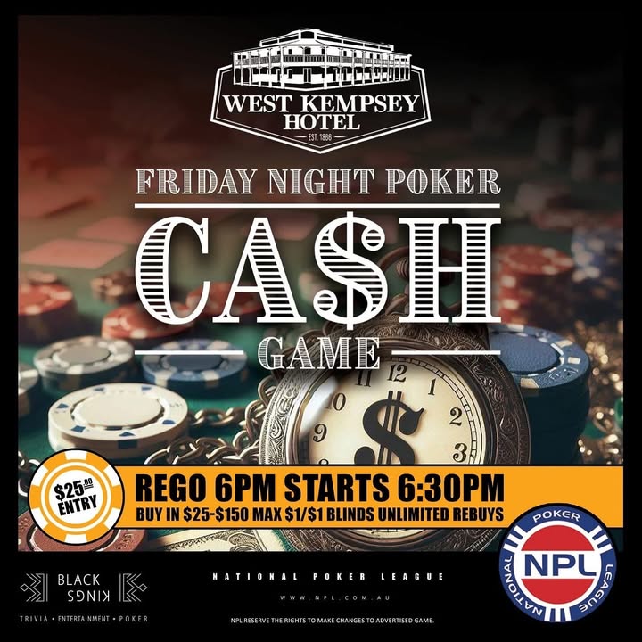 Featured image for “Weekend Poker Nights: Join Us for Exciting Games at West Kempsey Hotel”