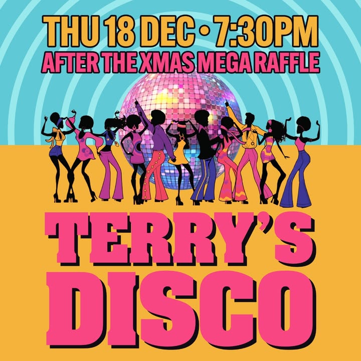 Featured image for “Local XMAS Party: Terry’s Disco, Mega Raffle & Festive Fun at West Kempsey Hotel”