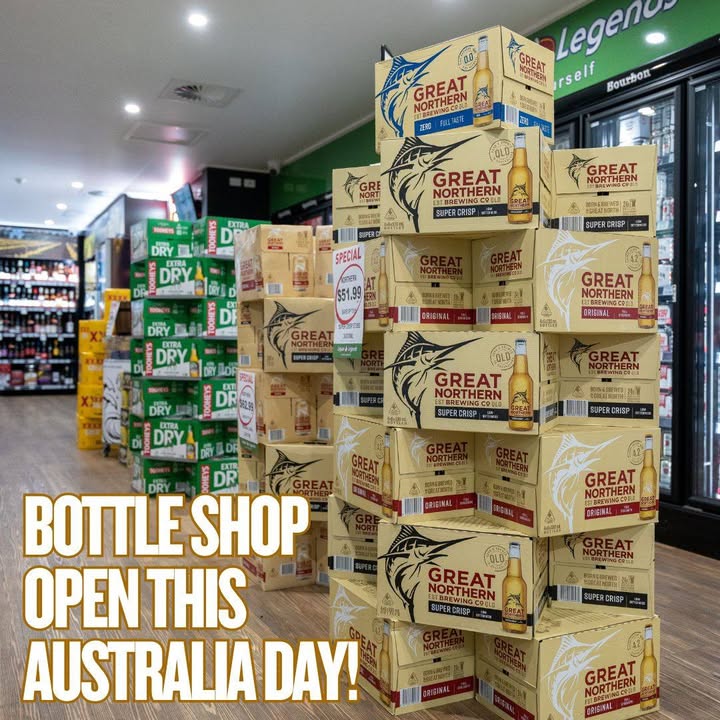 Featured image for “Bottle Shop Open Australia Day at West Kempsey Hotel”