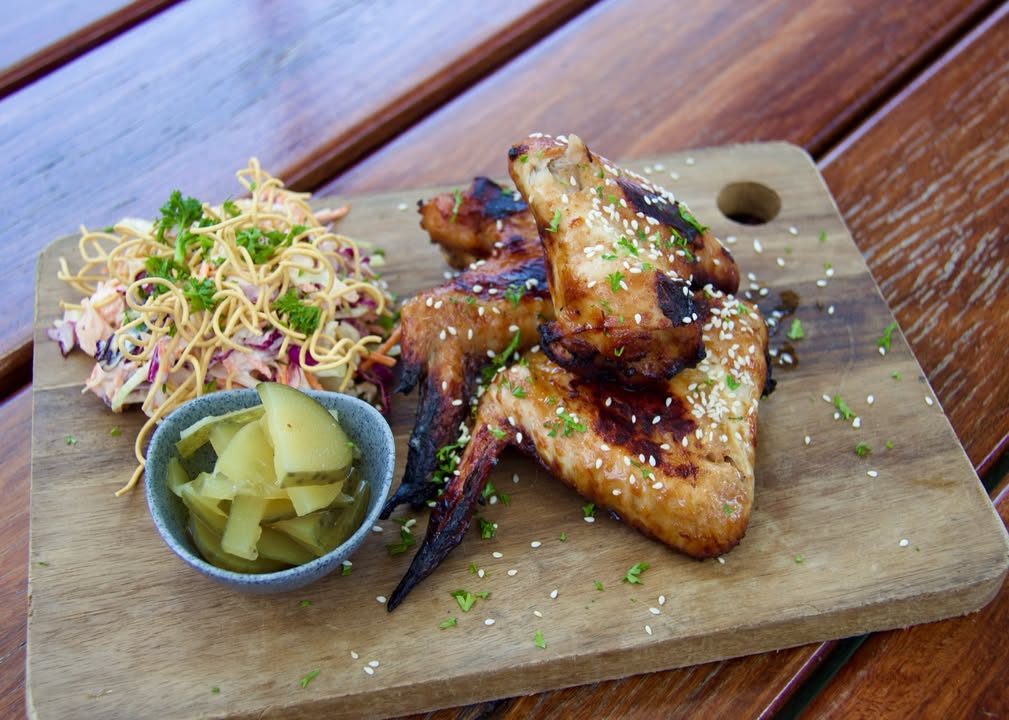 Featured image for “Chilli-Garlic Soy Wings at West Kempsey Hotel”