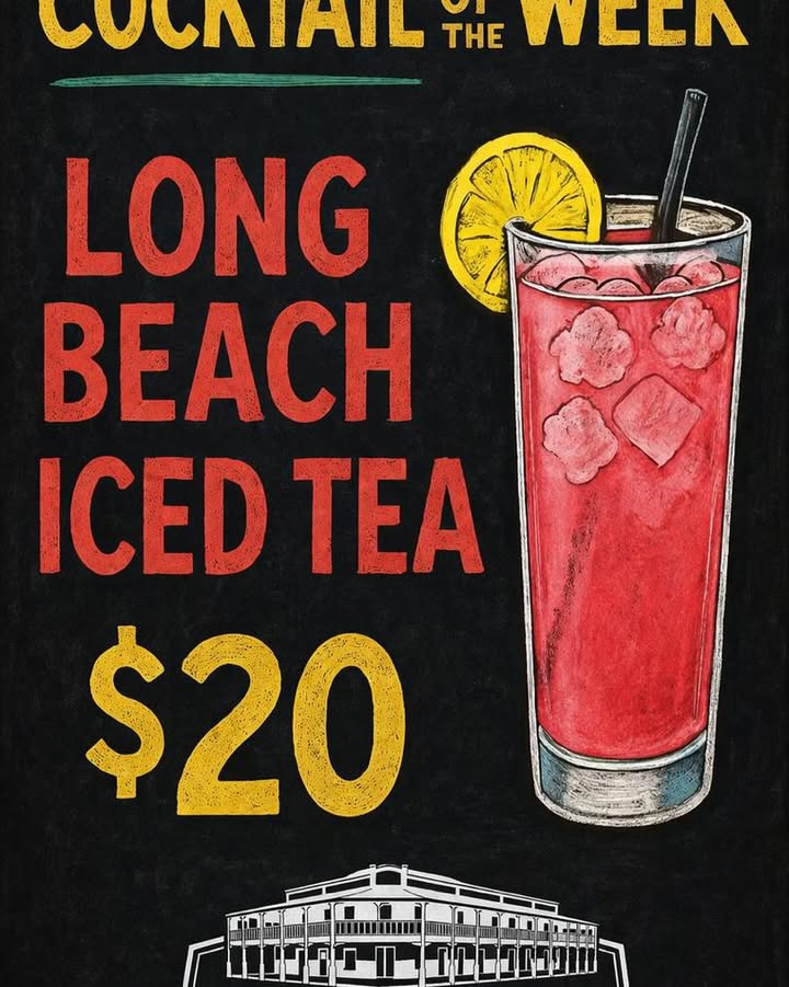 Featured image for “Long Beach Iced Tea – Cocktail of the Week at West Kempsey Hotel”