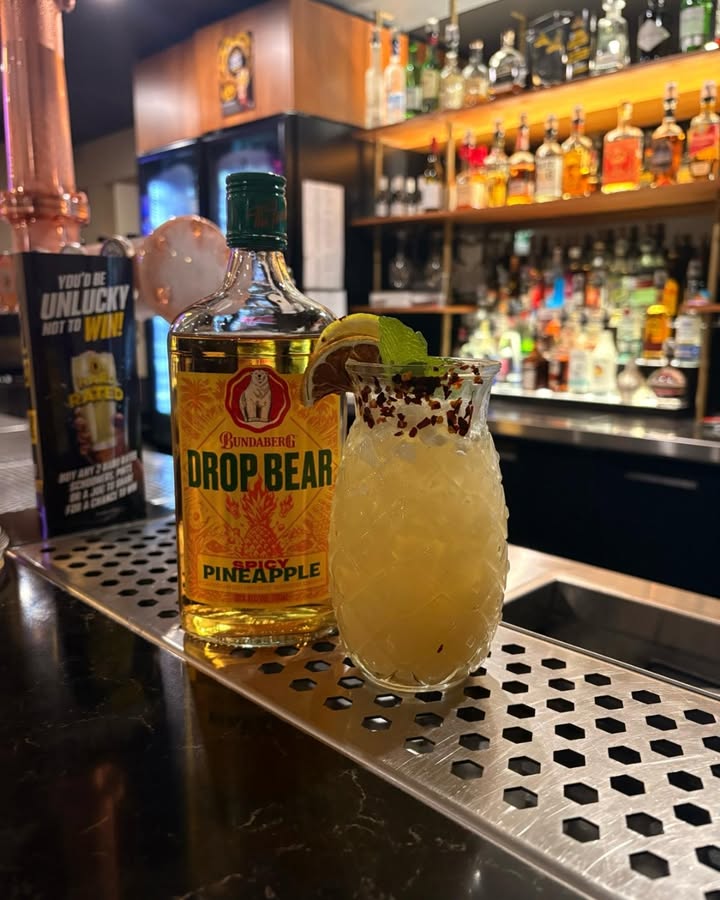 Featured image for “Bears Spicy Pina Colada – Cocktail of the Week at West Kempsey Hotel”