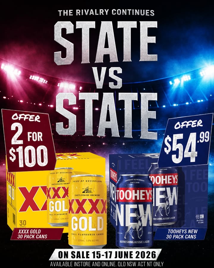 Featured image for “Bottle Shop Flash Sale – XXXX Gold and Tooheys New Deals at West Kempsey Hotel”