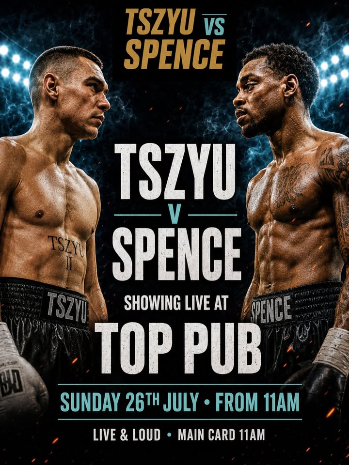 Featured image for “Tszyu vs Spence Live at West Kempsey Hotel This Sunday”
