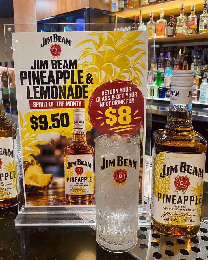 Featured image for “Jim Beam Pineapple & Lemonade Spirit of the Month at West Kempsey Hotel”