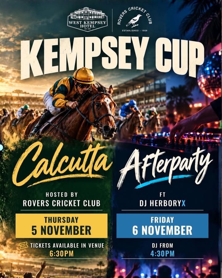 Featured image for “Kempsey Cup 2026 Celebrations at West Kempsey Hotel”